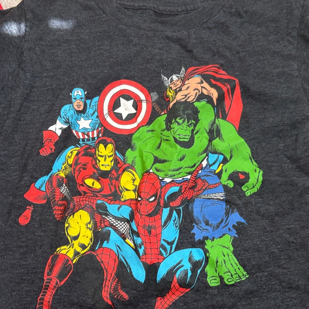 Marvel Superhero Kids Costume T-Shirt - Black